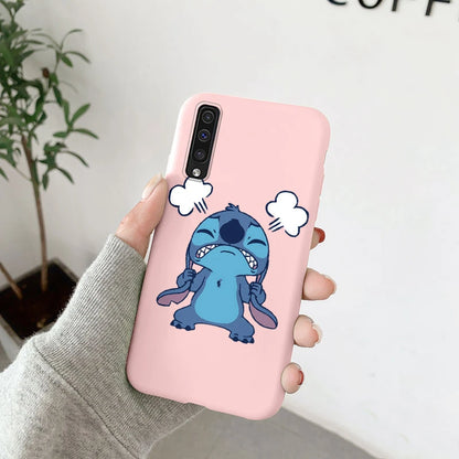 for Samsung Galaxy A50 A70 A50S A30S A 30S 50 50S 70 Phone Case Cute Minnie Mickey Donald Daisy Duck Stitch Soft Silicone Cover