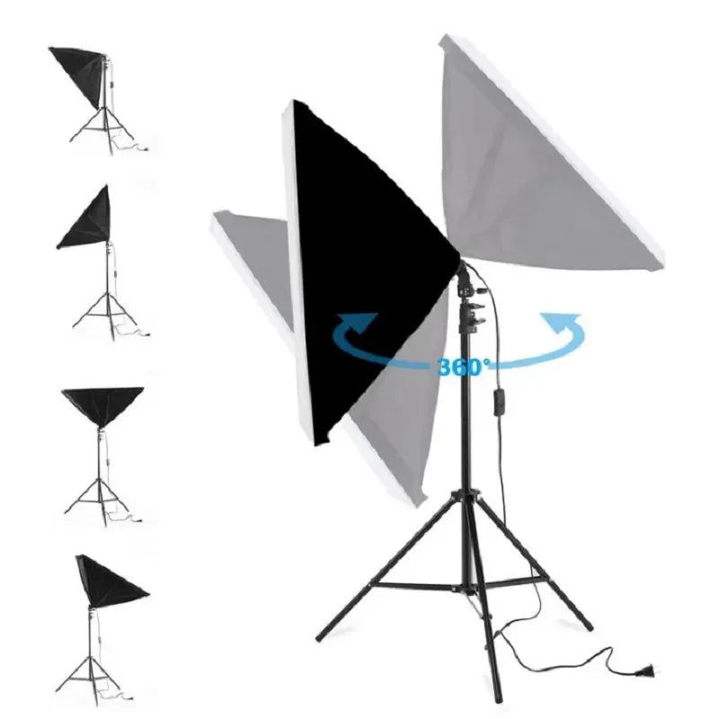 Selens Professional 50x70cm Photography softbox Lighting soft box With Tripod Photographic Continuous Light for Photo studio