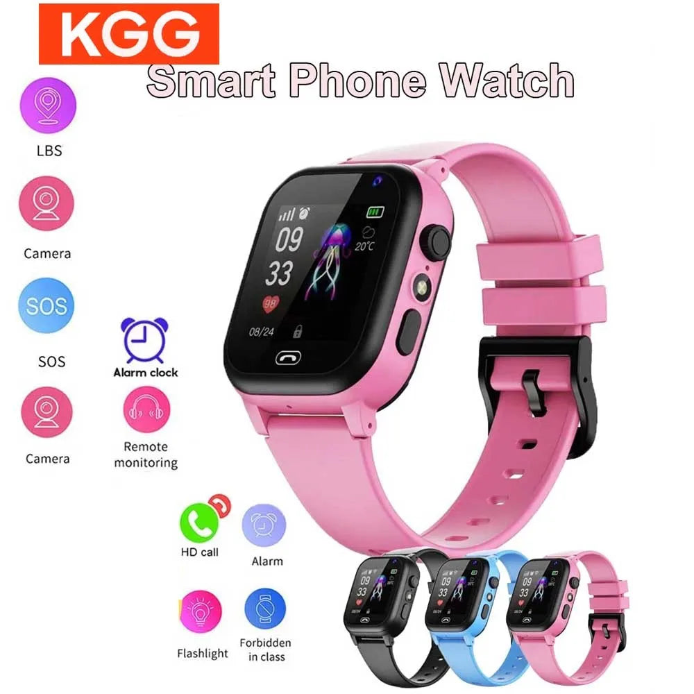 S1 Kids Smart Watch Phone LBS SOS Location Camera Video Call SIM Card Flashlight Camera Alarm Clock Children Smartwatch Gifts