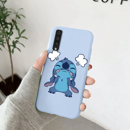 for Samsung Galaxy A50 A70 A50S A30S A 30S 50 50S 70 Phone Case Cute Minnie Mickey Donald Daisy Duck Stitch Soft Silicone Cover