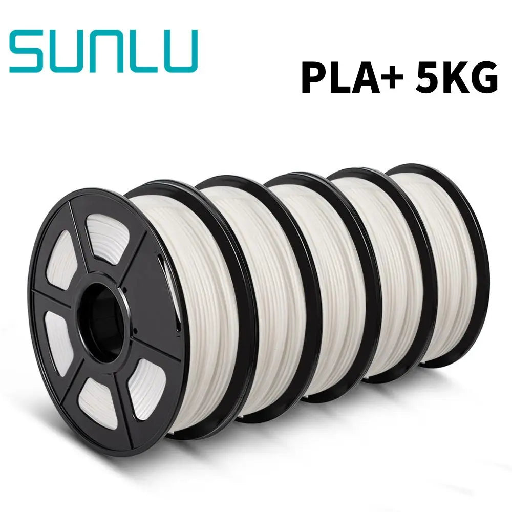 SUNLU PLA/PLA+/PETG/SILK/PLA Matte/ PLA Meta Filament 5KG 1KG/ Roll 1.75mm +/-0.02MM 3D Printer Filament Neatly Wound Filament