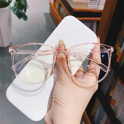 Fashion Vintage Anti Blue Light Glasses Office Computer Goggles Unisex Round Frame Anti Radiation Video Gaming Eyewear Men Women