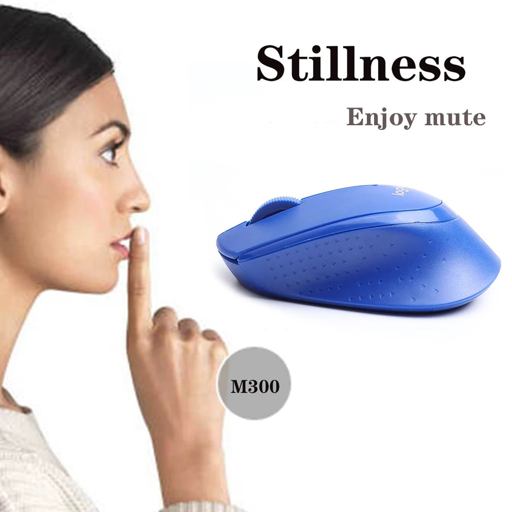 Logitech M330 Wireless Mouse Ergonomic 1000DPI Bluetooth Mouse Multi-mode Rechargeable Silent Optical Mouse for PC/Laptop Mice