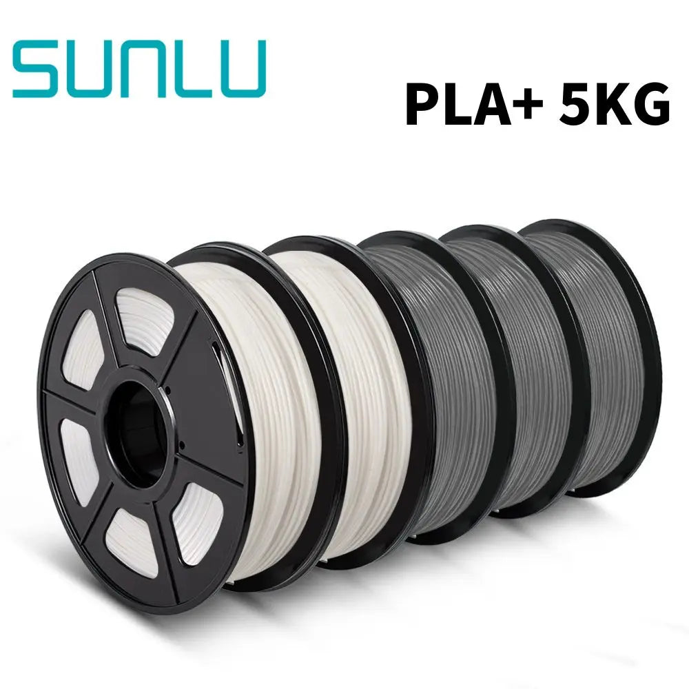 SUNLU PLA/PLA+/PETG/SILK/PLA Matte/ PLA Meta Filament 5KG 1KG/ Roll 1.75mm +/-0.02MM 3D Printer Filament Neatly Wound Filament