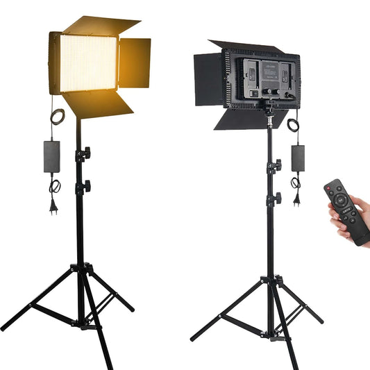 LED Photo Studio Fill Light Video Lighting On Camera Video Recording Photography Panel Lamp with Tripod  for Youbute Game Live