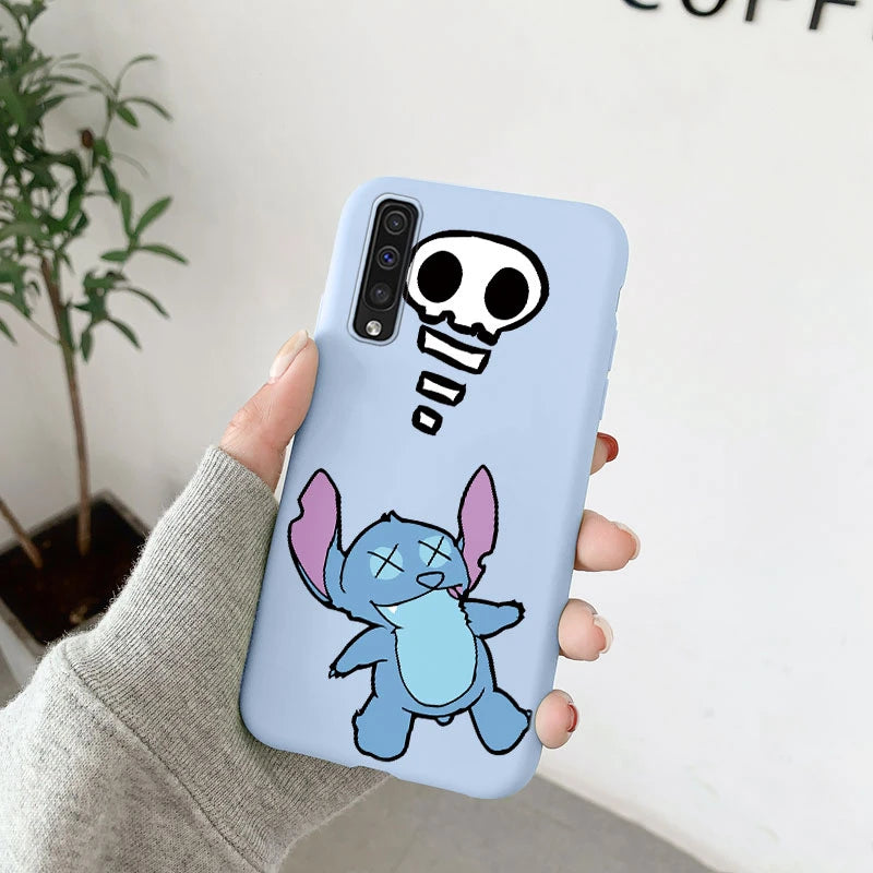 for Samsung Galaxy A50 A70 A50S A30S A 30S 50 50S 70 Phone Case Cute Minnie Mickey Donald Daisy Duck Stitch Soft Silicone Cover