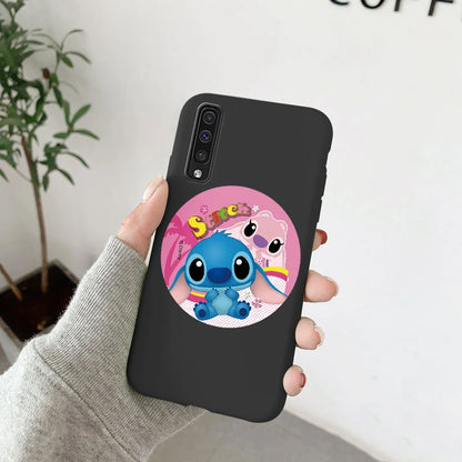 for Samsung Galaxy A50 A70 A50S A30S A 30S 50 50S 70 Phone Case Cute Minnie Mickey Donald Daisy Duck Stitch Soft Silicone Cover