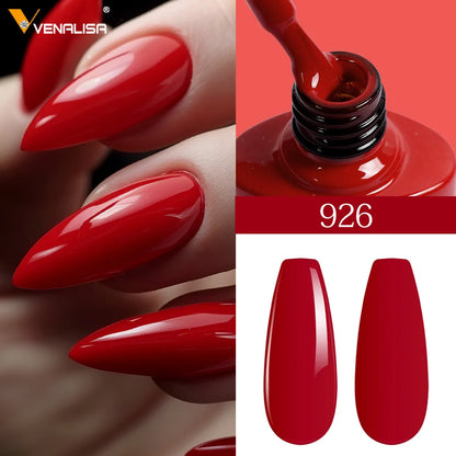 Venalisa Nail Gel Polish 60 Color High Quality Product Nail Art Soak Off Odorless Organic UV Gel Nail Polish Varnish Gel Lacquer