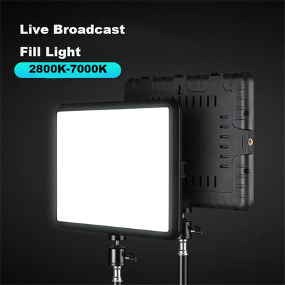 8 Inch Led Photography Video Light 2800K-7000K Panel Lighting Photo Studio Lamp Kit for Shoot Live Streaming Fill Studio Lights