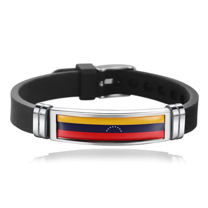 New Arrived National Flag Bracelet for Men Portugal Spain Belgium Germany Venezuela France Poland Brazil Canada USA Bangle Gift