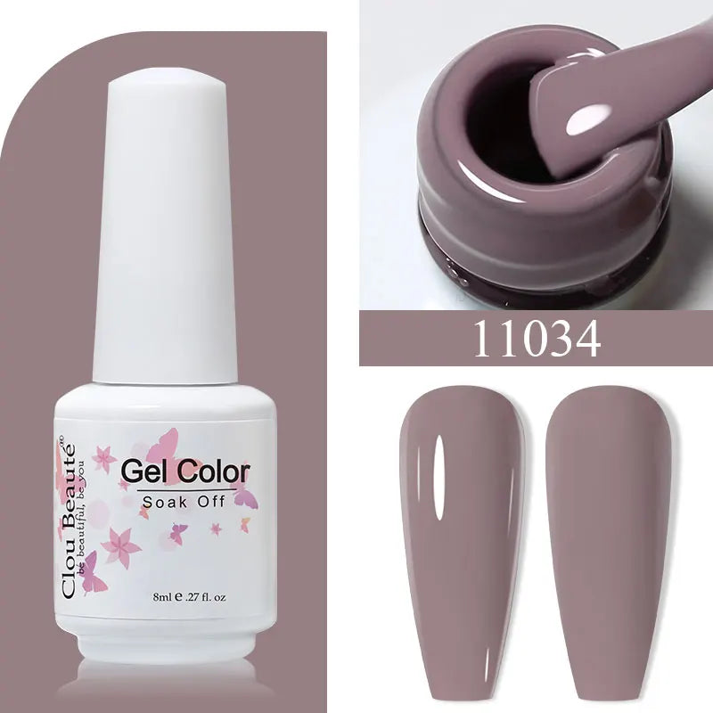 Clou Beaute Gel Polish Organic Nails Semi-permanent Varnish Top Coat UV Nail Polish Set Colors Gellak Nail Gel Art Manicure