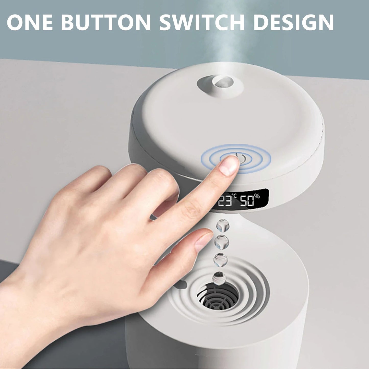 Anti-Gravity Air Humidifier Water Drop Mist Maker Fogger Humidifiers Air Purifiers Aromatherapy Essential Oils Aroma Diffuser STORE ARBELLA'S