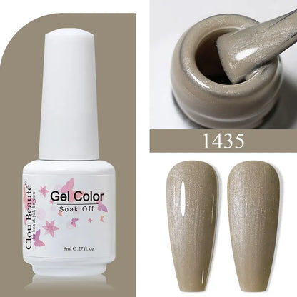 Clou Beaute Gel Polish Organic Nails Semi-permanent Varnish Top Coat UV Nail Polish Set Colors Gellak Nail Gel Art Manicure