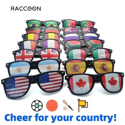 National Flag Sunglasses Men Football Basketball Game Baseball Match Decorative Glasses Women Festival Independence Day Eyewear