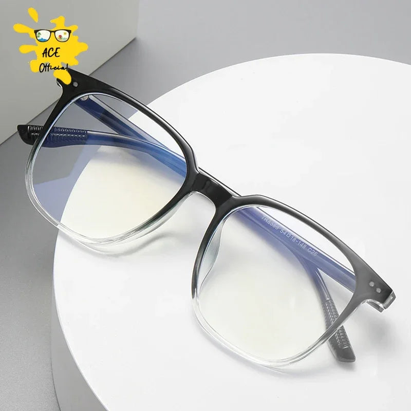 Gafas redondas transparentes para ordenador, montura de gafas para mujer y hombre, gafas de bloqueo de luz azul, gafas ópticas