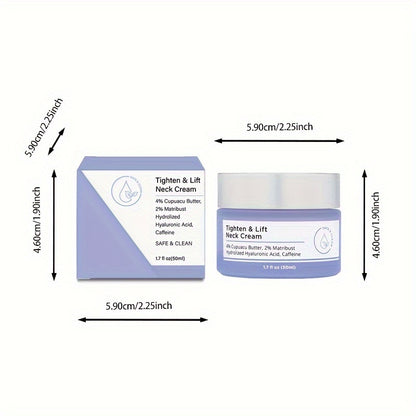 1/2/3 PCK Firming Neck Cream - Boosts Skin Elasticity And Smooths Texture With Active Firming Complex, 1.7 Oz