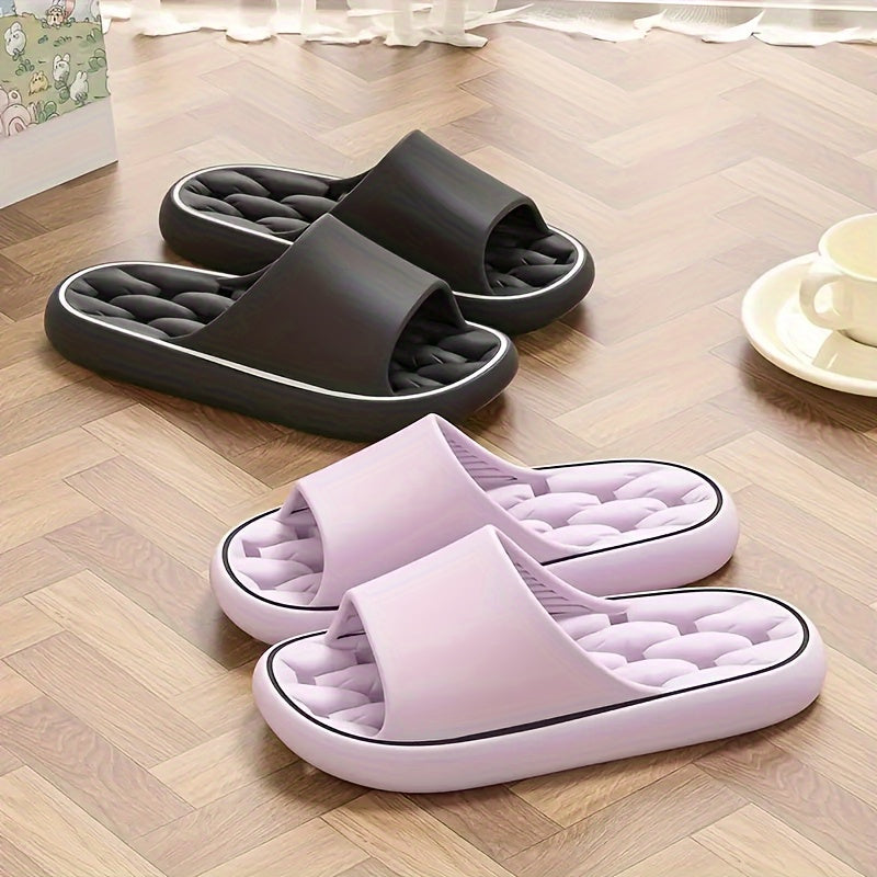 Quick-Dry Slides - Comfortable Open Toe EVA Shoes for Indoor/Outdoor Use, All Seasons