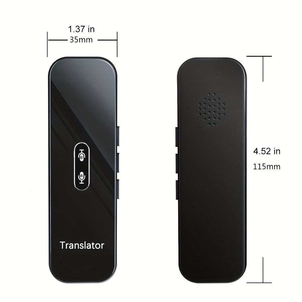 137-Language Instant Smart Voice Translator - Real-Time Bi-Directional Translation & APP Display, User-Friendly for Android/iOS Device Owners, Ideal for Travel & Business