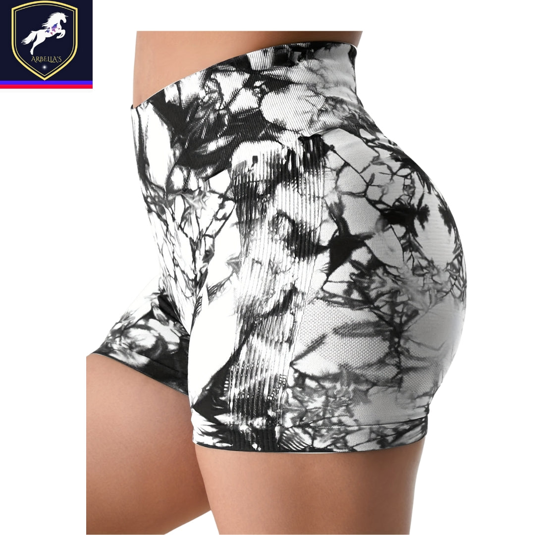 5 Piece Workout Shorts For Women, Scrunch Butt Lifting High Waisted Yoga Gym Seamless Booty Biker Shorts, Women's Activewear Store ARBELLA'S