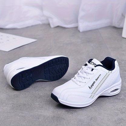 Womens Air Cushion Sports Sneakers - Comfortable Elevating Trainers - Anti-Slip, Stylish & Versatile for Outdoor Adventures