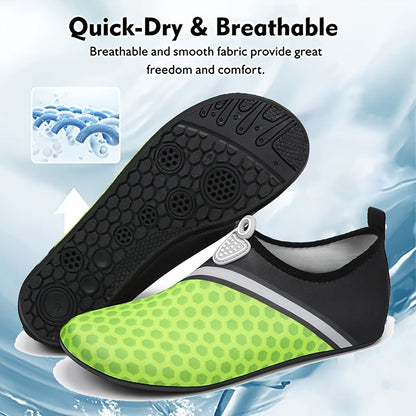 Ultra-Lightweight Barefoot Aqua Shoes - Quick-Drying, Non-Slip, Breathable Water Shoes for Summer Beach, Creek Hiking, Surfing, Swimming, Boating, and Water Sports - Ideal for Men's Outdoor Water Activities Store ARBELLA'S