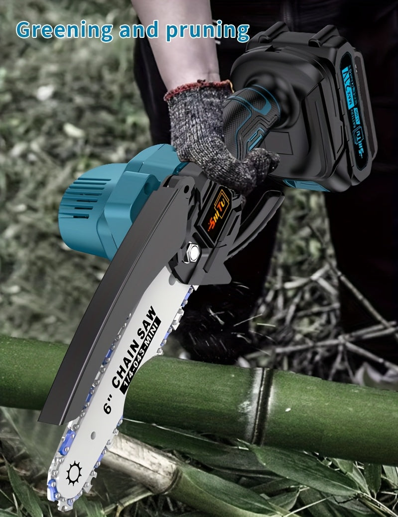 Mini Cordless Chainsaw - Lightweight, Portable, Rechargeable Battery | Safe Trimming for Tree Branches, Courtyard, Household, Garden, Gifts for Men Store ARBELLA'S