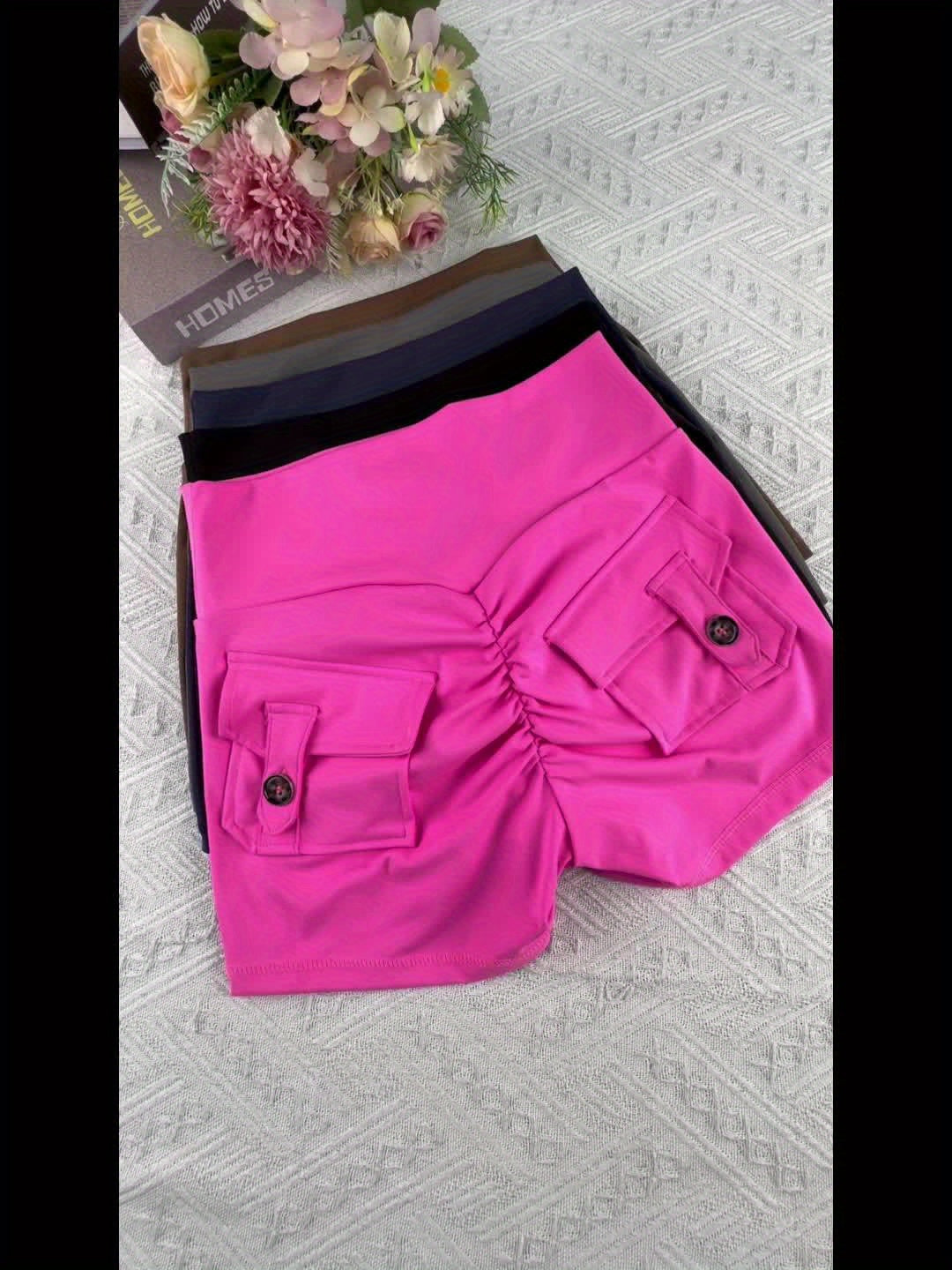 1 Pack Women's Sports Shorts, High Waist Design, Soft and Comfortable, Suitable for Sports and Yoga, Can Effectively Control the Abdomen. Store ARBELLA'S