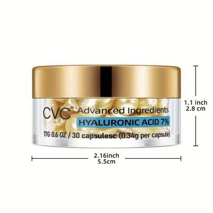 CVC Facial Serum Capsules, 30 Units, Reduces Fine Lines, Makeup Base, Serum And Essence Capsule For Liquids During The Day Revitalizing And Anti-aging Facial Treatment