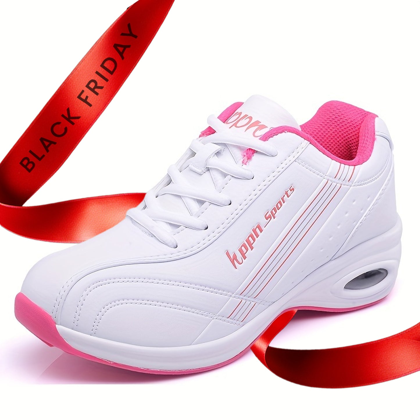 Womens Air Cushion Sports Sneakers - Comfortable Elevating Trainers - Anti-Slip, Stylish & Versatile for Outdoor Adventures