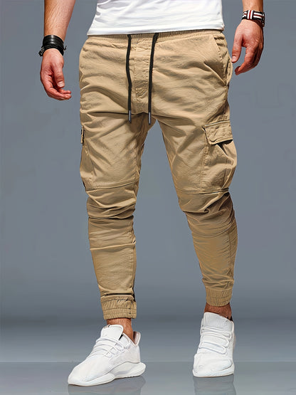 6pcs Men's Autumn And Winter Regular Edition Fashionable Pants And Sports Pants Casual Sports And Outdoor Pocket Elastic Waist Drawstring Pants, Pants For Men High Quality. Store ARBELLA'S