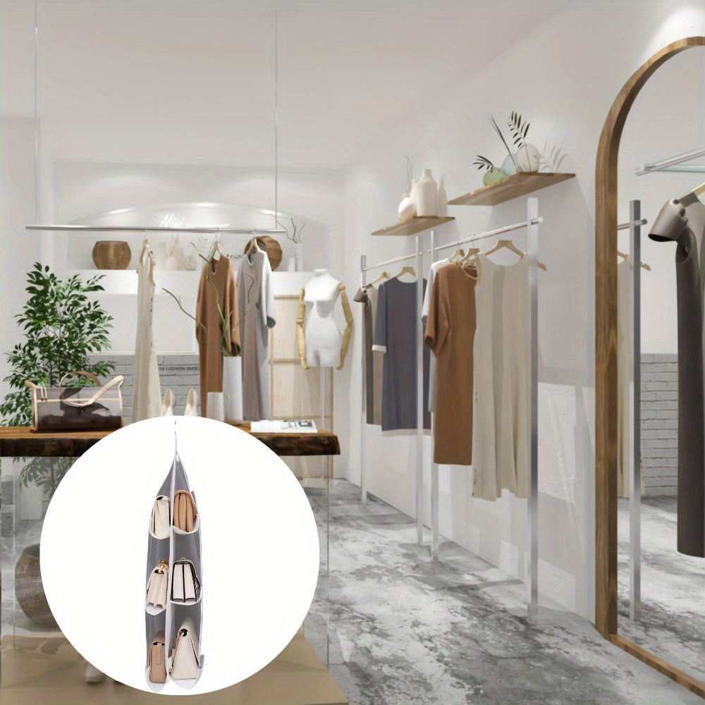 1pc Space Saving Bag Organizers, Multi Layer Hanging Handbag Purse Organizer For Wardrobe Closet Store ARBELLA'S