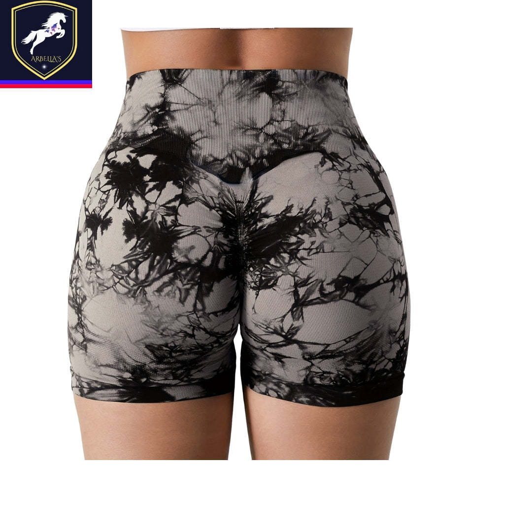 5 Piece Workout Shorts For Women, Scrunch Butt Lifting High Waisted Yoga Gym Seamless Booty Biker Shorts, Women's Activewear Store ARBELLA'S