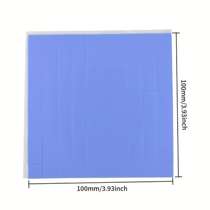 TISHRIC 100*100*1mm 0.5mm 1.5mm 2mm Heat Sink Cooling Fan Cooler GPU CPU Thermal Pads Conductive Silicone Pad PC Fan heatsink Paste Adhesive