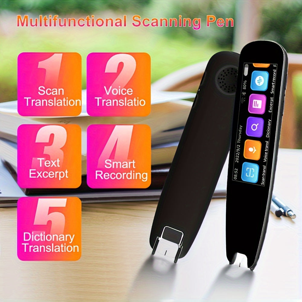 New Language Translator Pen - Instant Scanning, Mobile OCR Tech, High-Speed Reading - Ideal for Learners & Business Travelers