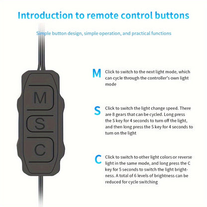 5V 3 Pin ARGB Controller Cable - Advanced RGB Lighting Control, Seamless Sync, Compact Handheld Operation, and Extended Lengthen Cable - Universally Compatible for Customizing Cooling Fan Light Strips