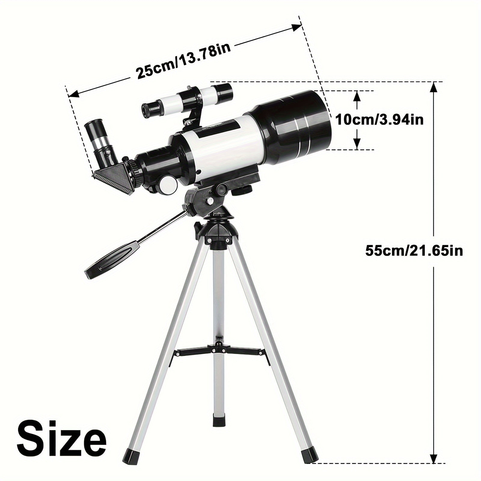 150X High Power Telescope, 70mm Aperture Telescope Astronomy For Adults, Portable Monocular Telescope With 3 Eyepiece, Wireless Remote Control, Smartphone Adapter, Perfect For Camping Nature Viewing, Education And Exploration Store ARBELLA'S