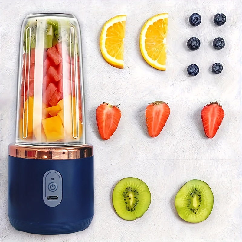 1pc, Small Juicer Small Portable Charging Juice Cup Fruit Squeezer, 1pc, 2-in-1 Portable Blender And Water Bottle With USB Charging